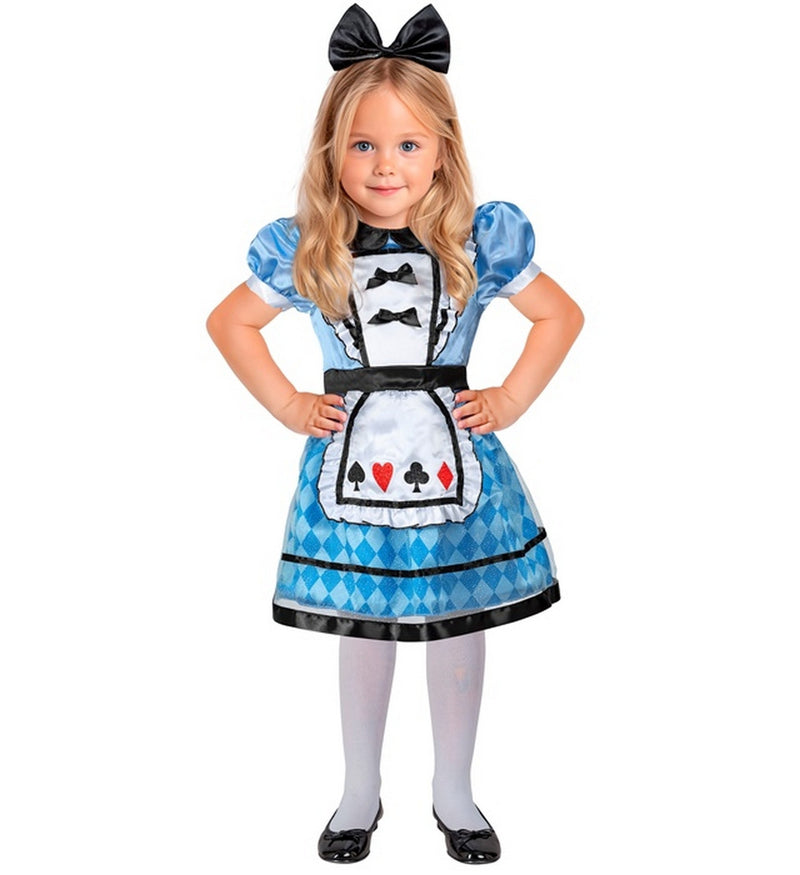 NEW W WIDMANN MILANO Party Fashion Kids Costume Alice in Wonderland Girl