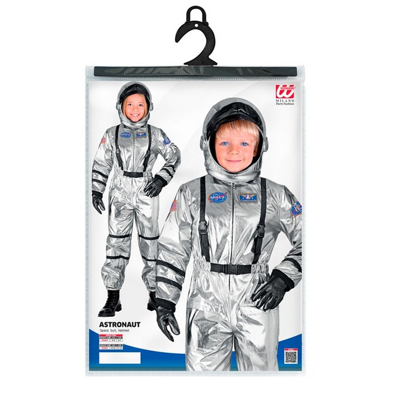 NEW W WIDMANN MILANO Party Fashion Kids Costume Astronaut NEW W WIDMANN MILANO Party Fashion Kids Costume Astronaut