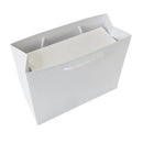 ILC Gift Bag 45x33x13cm with Handle & Tag - White