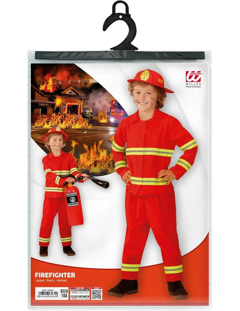 NEW W WIDMANN MILANO Party Fashion Kids Costume Firefighter