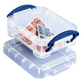 Really Useful Boxes® Plastic Storage Box, 0.07 Liter