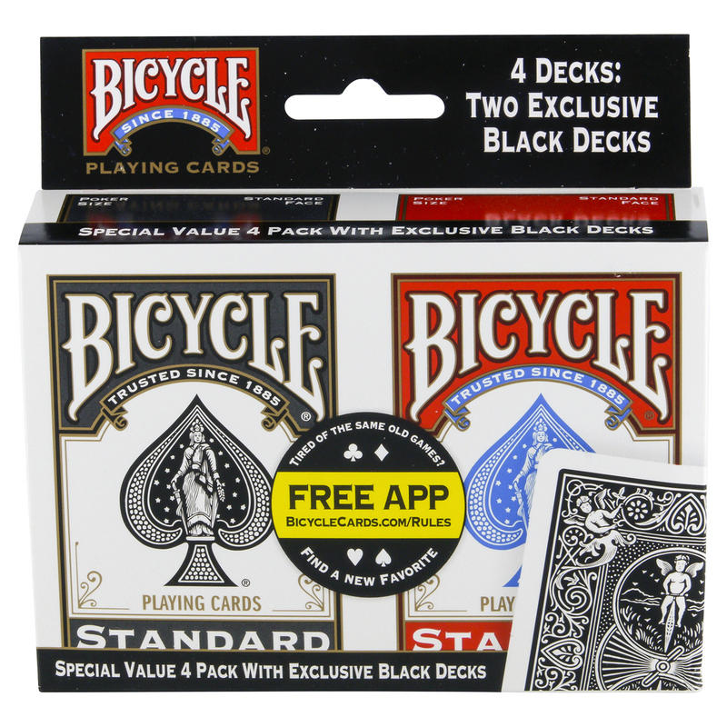 Bicycle® Standard Size Poker Face Playing Cards