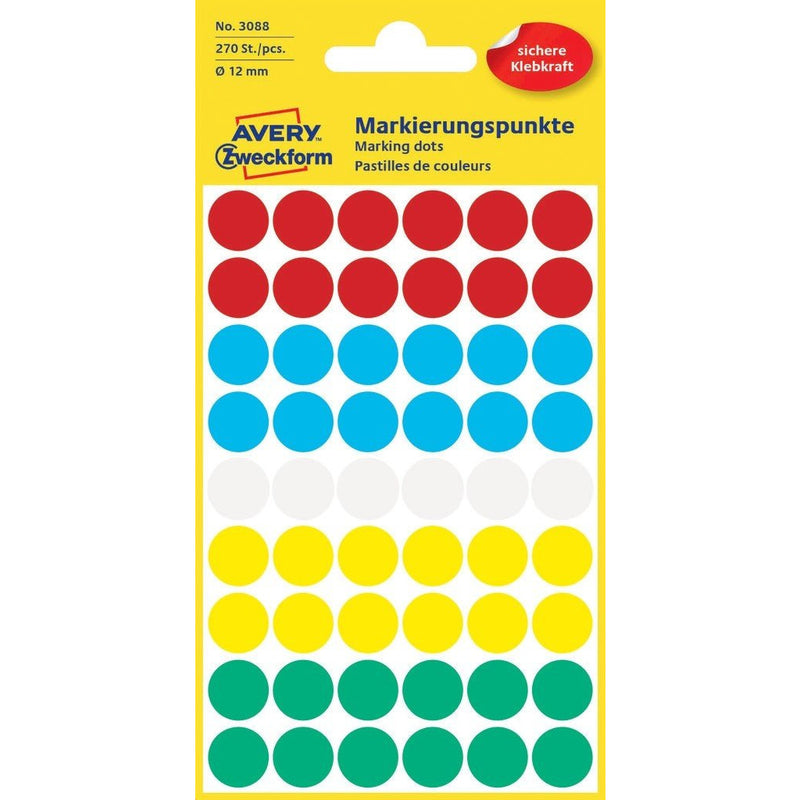 Zweckform Color Coding Dots Assorted Colors - Pack – Istiklal Library