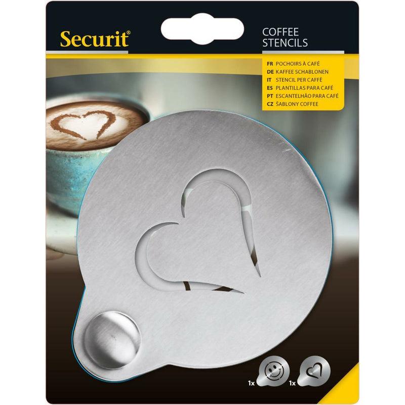 Securit Coffee Stencils - Pack of 2