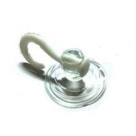 XL Transparent Suction Cup Hook 80mm - Pack of 1