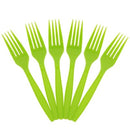 Amscan Big Party Cutlery Pack Lime Green - Pack of 100