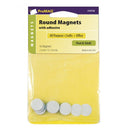 ProMag Round Magnets with Adhesive 12.7 mm - Pack of 16