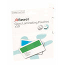 Rexel Laminating Pouches 54x86 mm - Pack of 50
