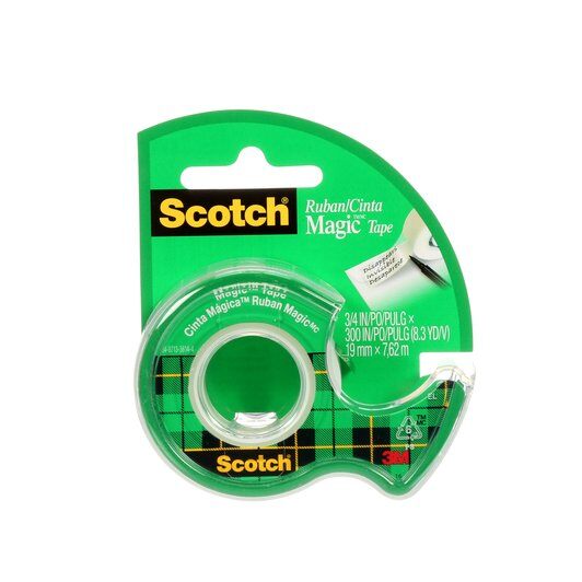 Scotch® Magic Tape With Dispenser 19mm x 7.6 m