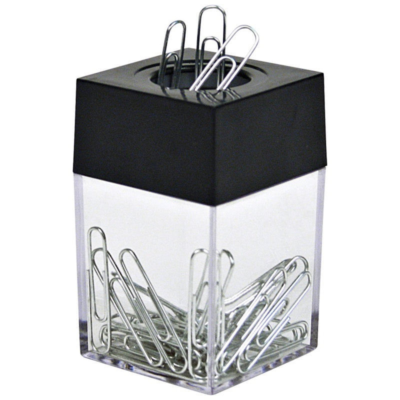 Open Paper Clips with Magnetic Clip Dispenser