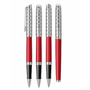Waterman Hemisphere Deluxe Marine Red Rollerball & Ballpoint Pen Set - French Riviera Collection