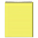 A4 دفتر قلاب سلك كامبردج ورق سميك مسطر لون أصفر ٧٠ ورقة قياس 
