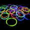 Unique Party Glow in the Dark Bracelets Assorted Colours 20cm  - Pack of 25