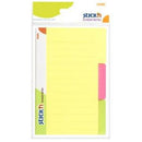 Hopax Stick'n Divider Notes Lined 148x97mm -  Pack of 60 Sheets