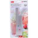 Alpina Stainless Steel Reusable Drinking Straws -  Pack of 8