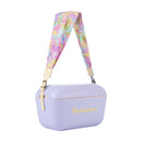 NEW Polarbox Pop 20 Litre Coolers with Leather Strap - Lilac/Yellow