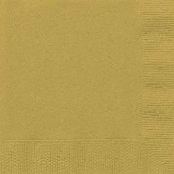 Unique Solid Colors Luncheon Napkins 33x33cm - Pack of 20