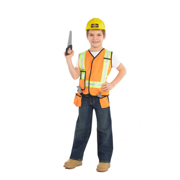 Construction Worker Kids Costume Kit