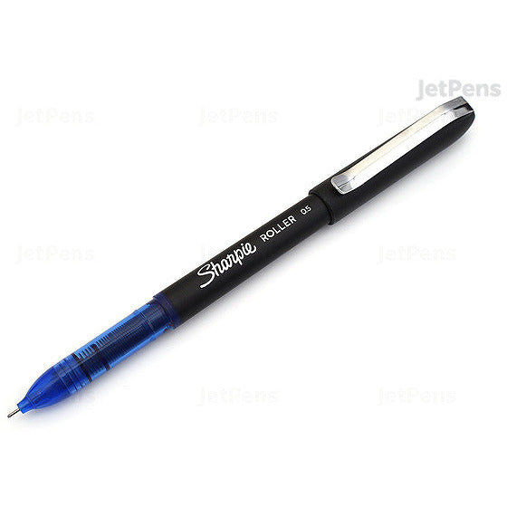 قلم حبر رولر سائل رأس ابرة ٠،٥ ملم شاربي لون ازرق