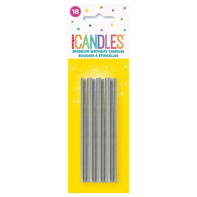 Unique Sparklers Birthday Candles - Pack of 18
