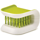 Joseph Joseph BladeBrush Knife and Cutlery Cleaner Brush Bristle Scrub Kitchen Washing Non-Slip, One Size - Green/Grey