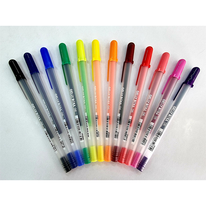 Sakura Gelly Roll Gel Pens Classic Set - Pack of 12 Assorted Colors