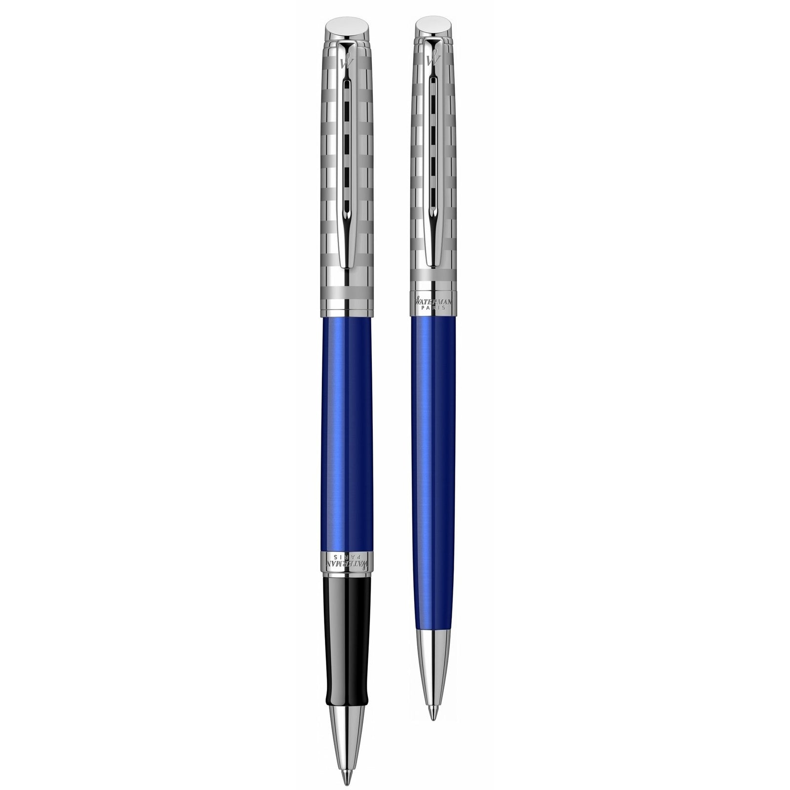 Waterman Hemisphere Deluxe Marine Blue CT Rollerball & Ballpoint Pen Set - French Riviera Collection