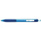 قلم حبر جاف كباس خط متوسط ١،٠ ملم بيبرميت ٣٠٠رت  مع مسكة  سعة ٤ الوان فاتحة