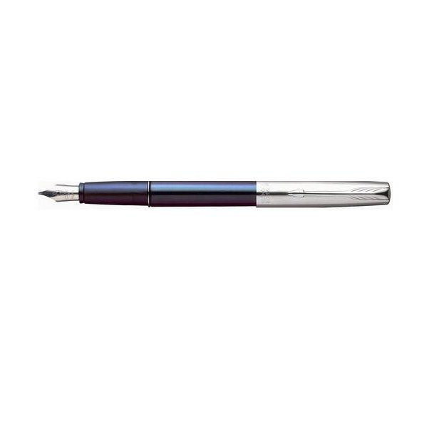 طقم أقلام باركر فرونتير أزرق مخضر كروم ريشة + جاف

