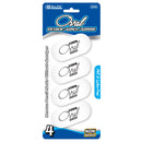 Bazic Oval Erasers / Pack of 4