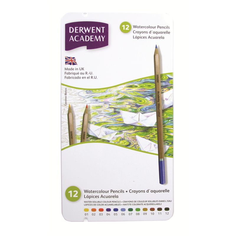 Derwent Academy Watercolor Pencils - Set