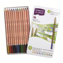 Derwent Academy Blendable Multicolour Artist’s Pencils & Watercolor Pencils  - Tin Set