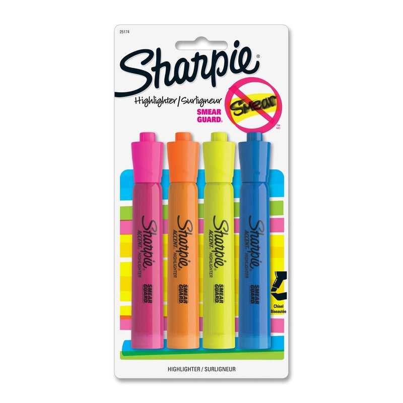 Sharpie Accent Tank Highlighters - Set of 4