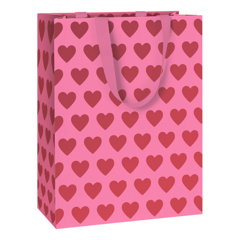Stewo Metallic Hearts 23x13x30 cm Gift Bag
