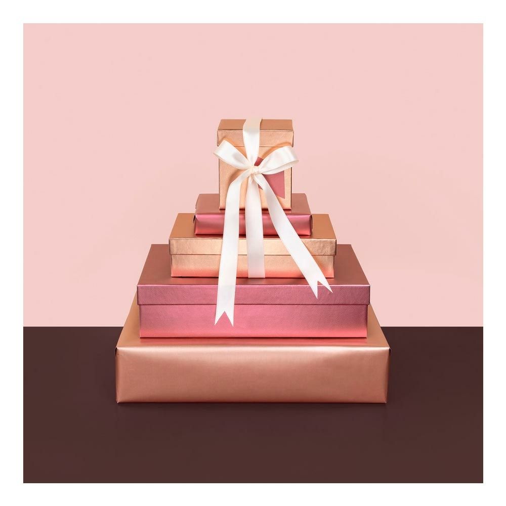 Stewo 11x10,5x36cm Metallic Bottle Gift Bag - Pack of 1