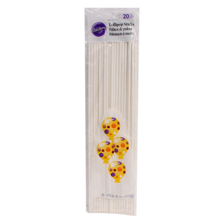 Wilton Lollipop Sticks (30 cm) - Pack of 20