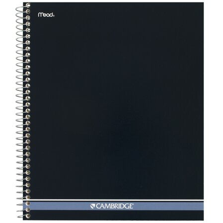 Cambridge Side-Spiral Square Ruled Writing Pad 70 Sheets A4 - Ivory