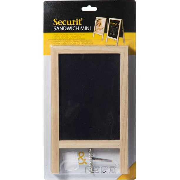 Securit Table Chalkboard and Photo Frame
