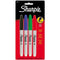 Sharpie Fine Permanent Markers Primary Colours - Pack of 4