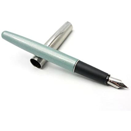 طقم أقلام باركر فرونتير أخضر لونا كروم ريشة + جاف
