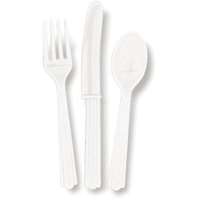Unique Plastic Cutlery - Pack of 18