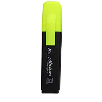 Beifa Neon Yellow Chiseled Tip Highlighter