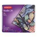 Derwent Studio Colouring Pencils Drawing & Colouring Ideal for Illustrating & Detailing Wax-Based Professional Quality - Tin Set