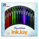 Paper Mate InkJoy 300RT Retractable 1.0mm Ballpoint with Grip Set - Pack of 25