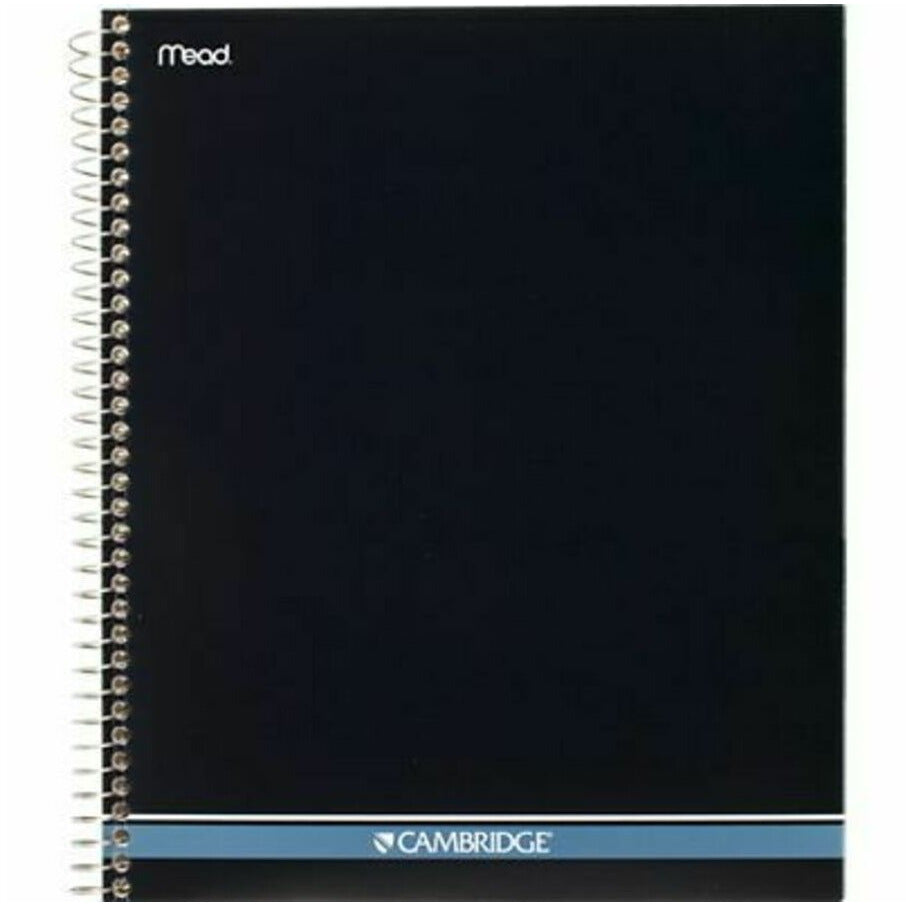 Mead Cambridge College Ruled Ivory 70 Sheets Spiral Business Notebook - A4