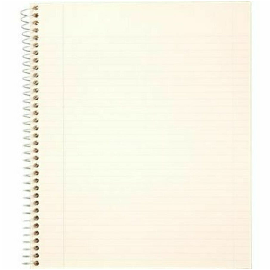 Mead Cambridge College Ruled Ivory 70 Sheets Spiral Business Notebook ...