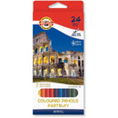KOH-I-NOOR 7 Wonders Colouring Pencils - Pack of 24