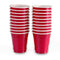 Unique Party Mini Plastic Red Cups 2oz Shot Glasses - Pack of 20