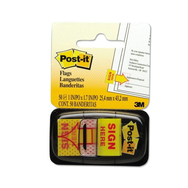 3M Post-it® Sign Here Flags - 3M – Istiklal Library