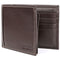 Buxton Genuine Leather Convertible Thinfold Wallet - Brown